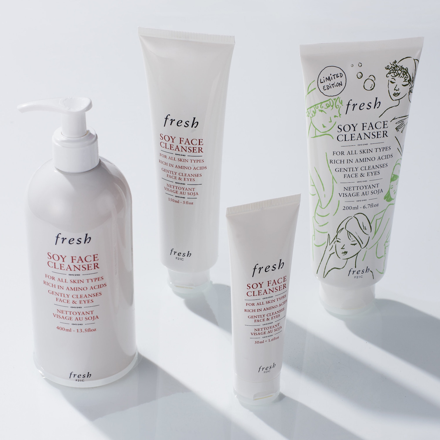 fresh soy makeup removing face wash