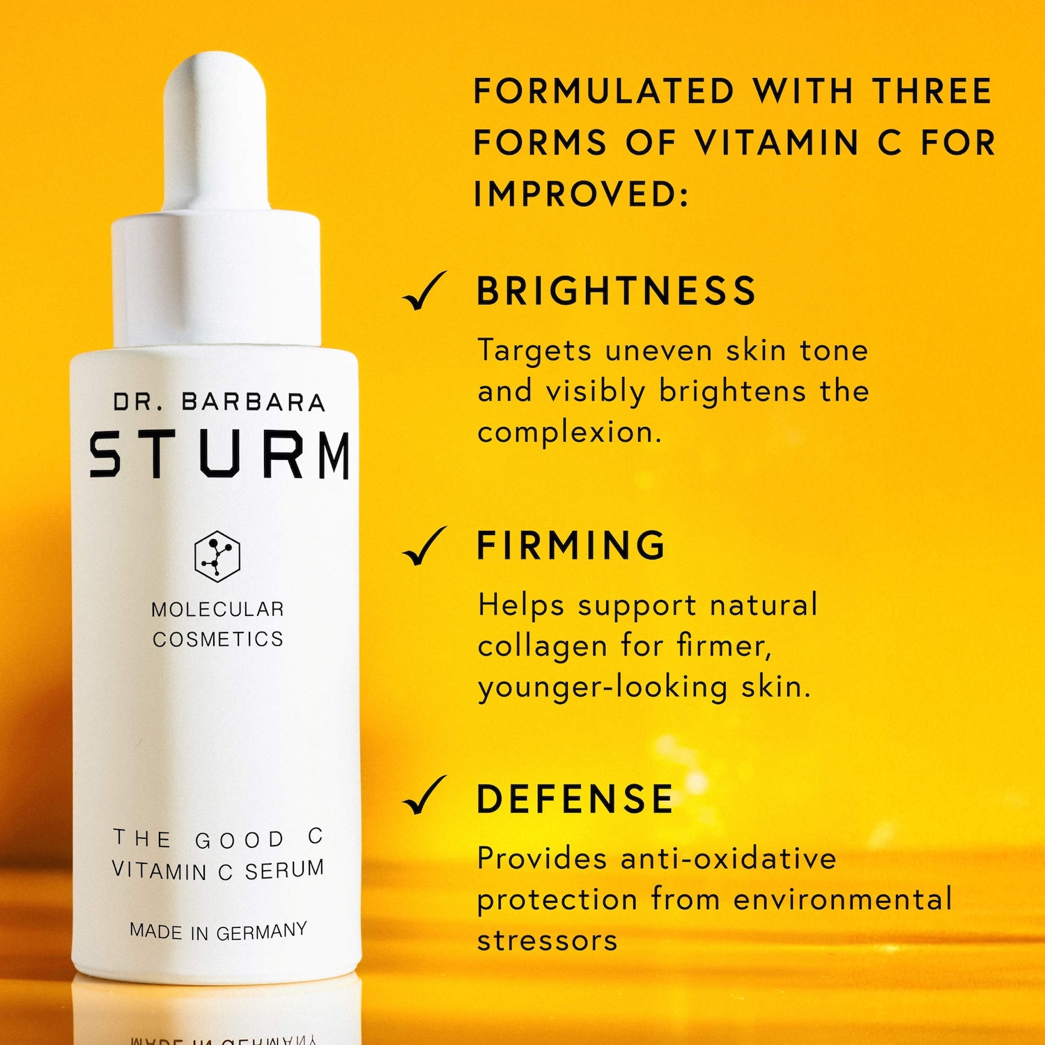 The Good C Vitamin C Serum — Daily Vitamin C & Hyaluronic Acid Serum to Fade Pigmentation, Boost Glow & Support Collagen