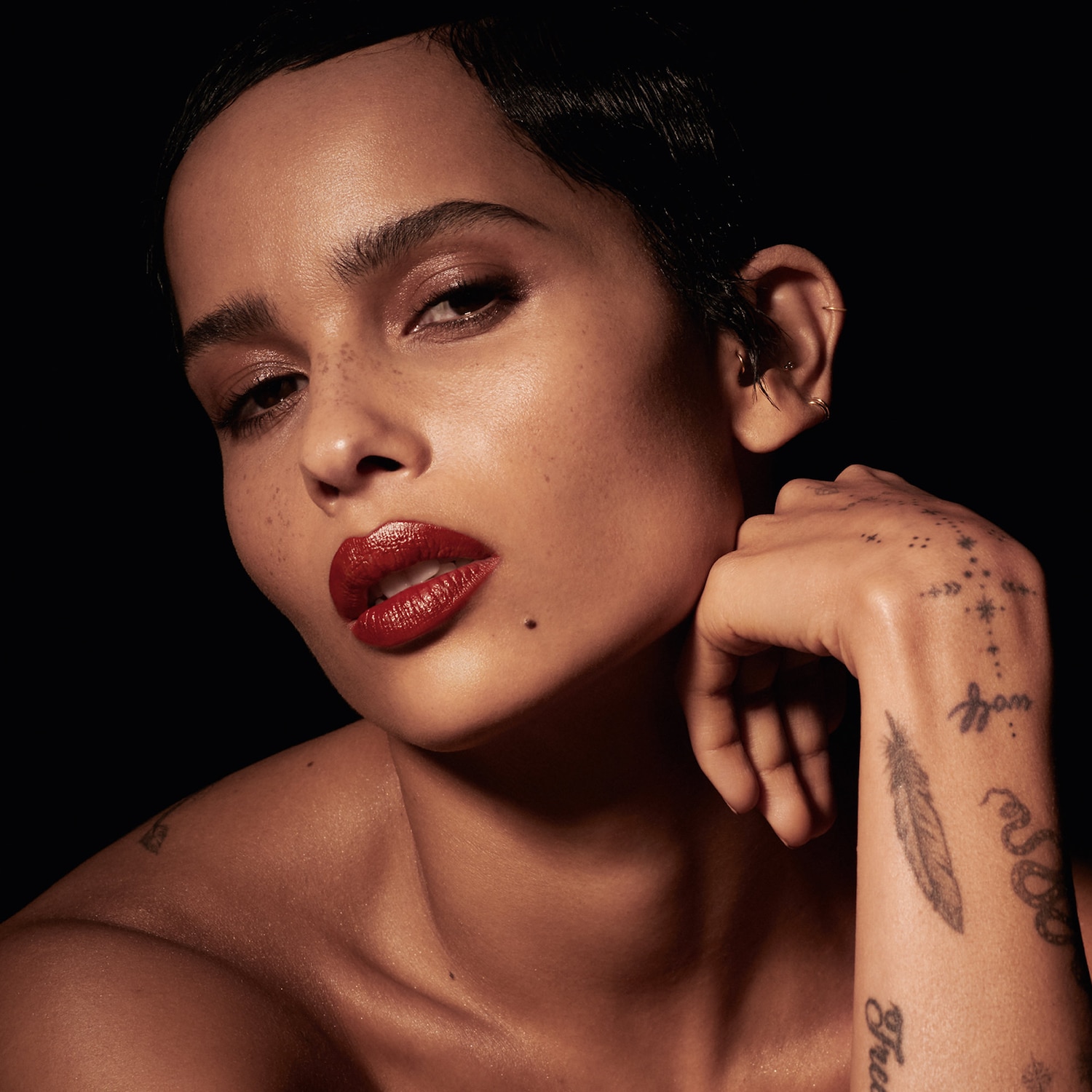 Rouge à lèvres satiné Rouge Pur Couture de YSL et Zoë Kravitz - Yves Saint  Laurent | Sephora