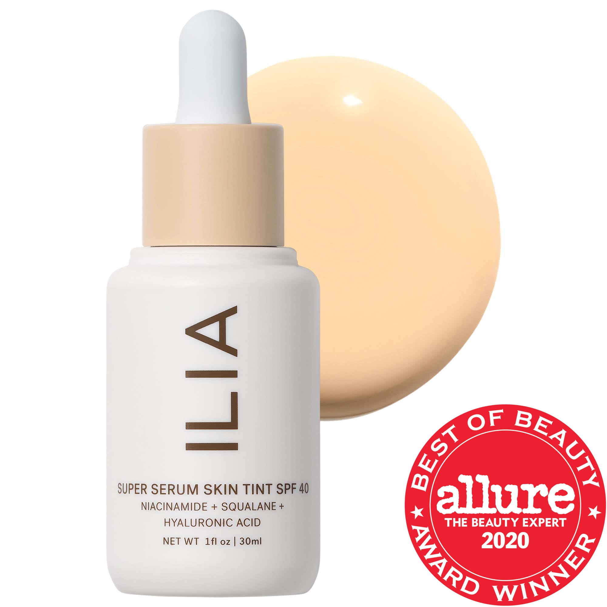 ILIA SUPER SERUM SKIN TINT SPF 40 SKINCARE FOUNDATION SOMBRIO ST2.5 1 OZ / 30 ML
