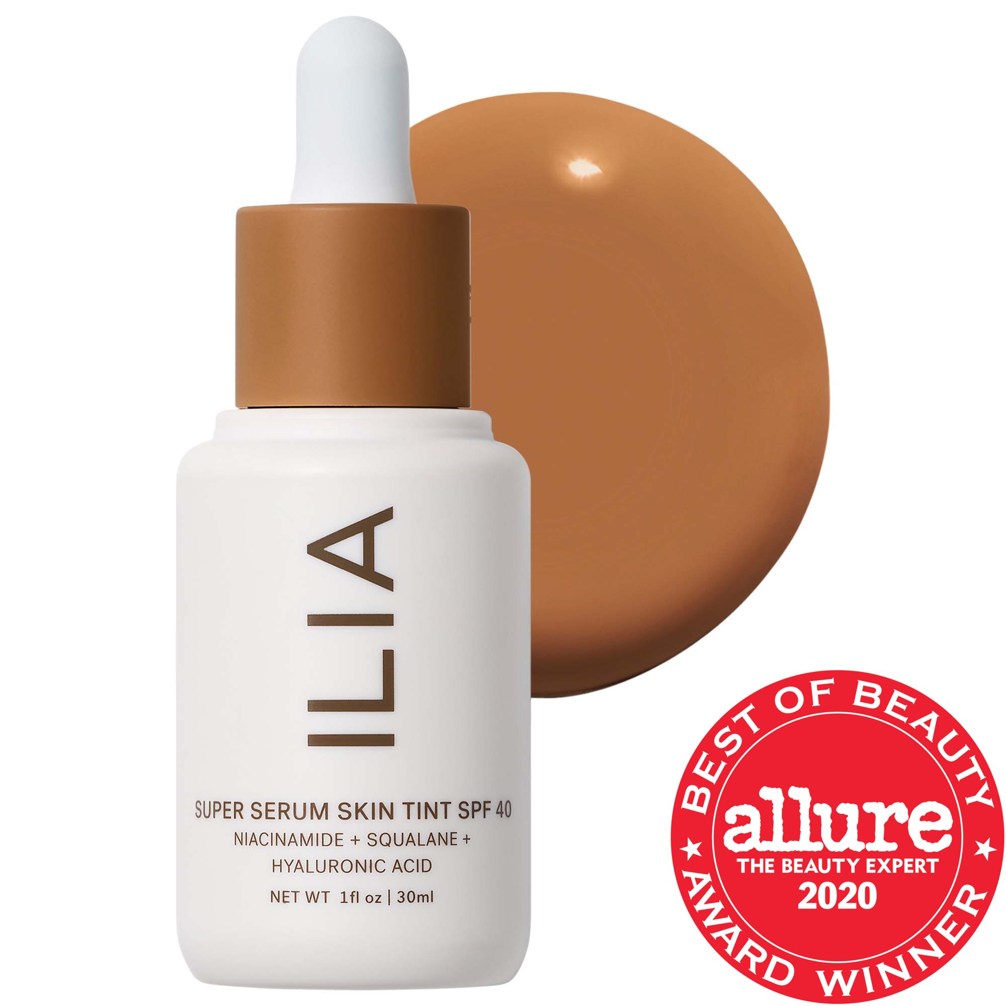 ILIA SUPER SERUM SKIN TINT SPF 40 SKINCARE FOUNDATION HONOPU ST14.5 1 OZ / 30 ML