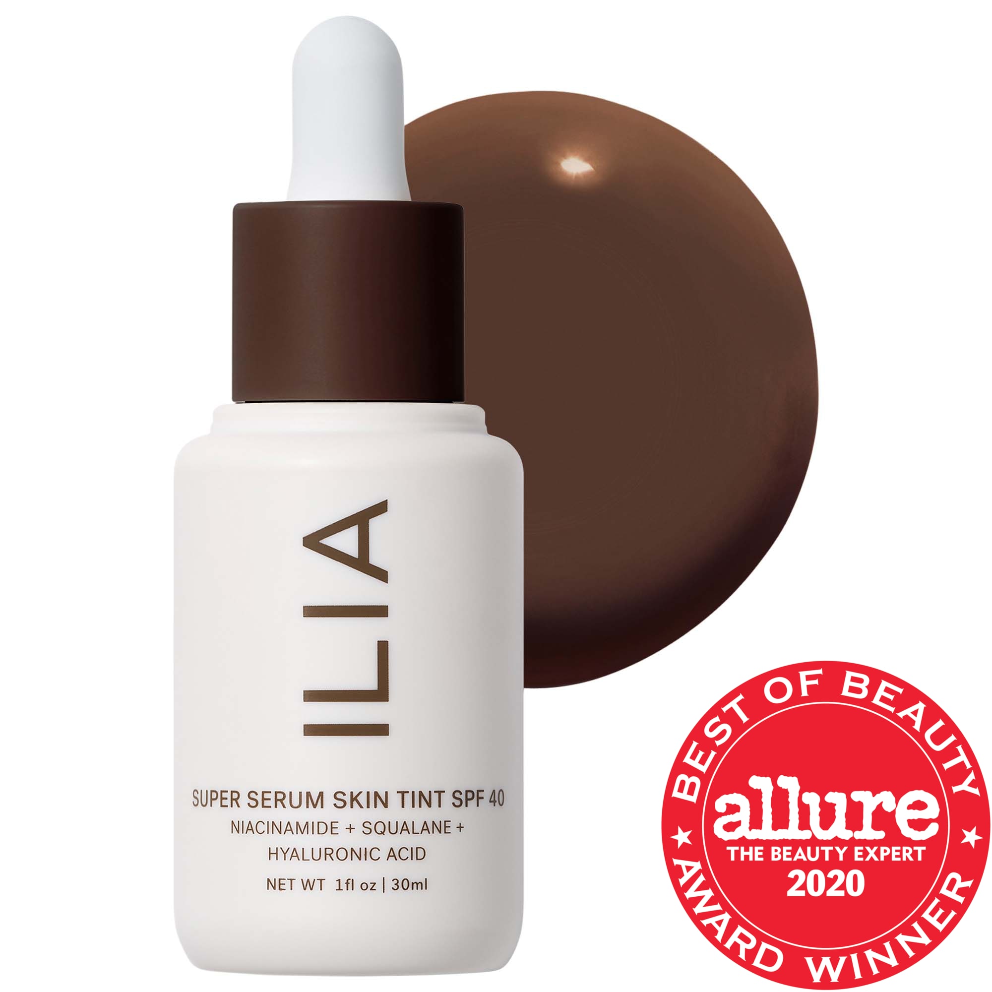 ILIA SUPER SERUM SKIN TINT SPF 40 SKINCARE FOUNDATION LOVINA ST19 1 OZ / 30 ML