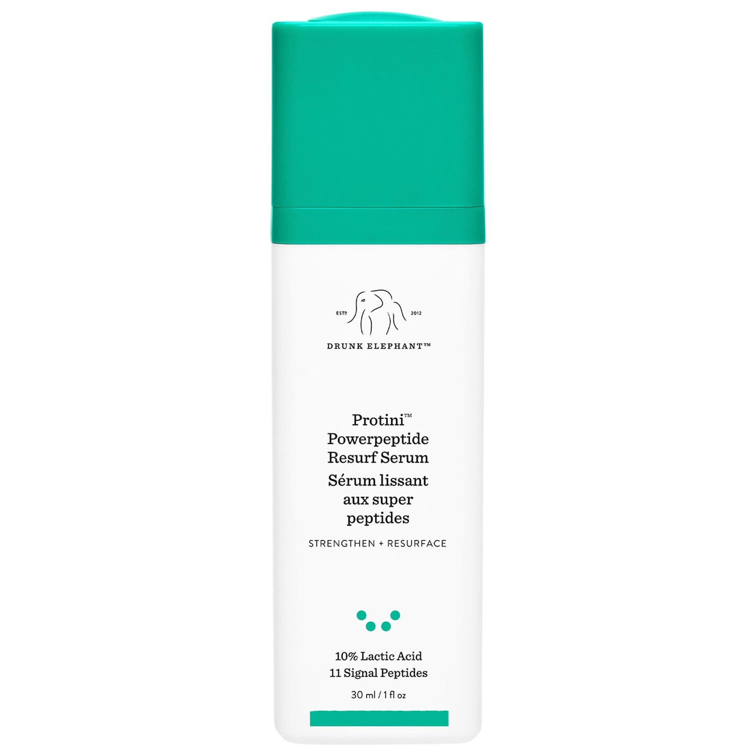 Обновляющая пептидная сыворотка с молочной кислотой Drunk Elephant Protini Powerpeptide — фото 1
