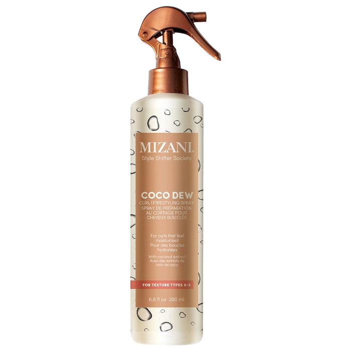 Mizani Coco Dew Curl Pre-Styling & Restyling Refresher Spray