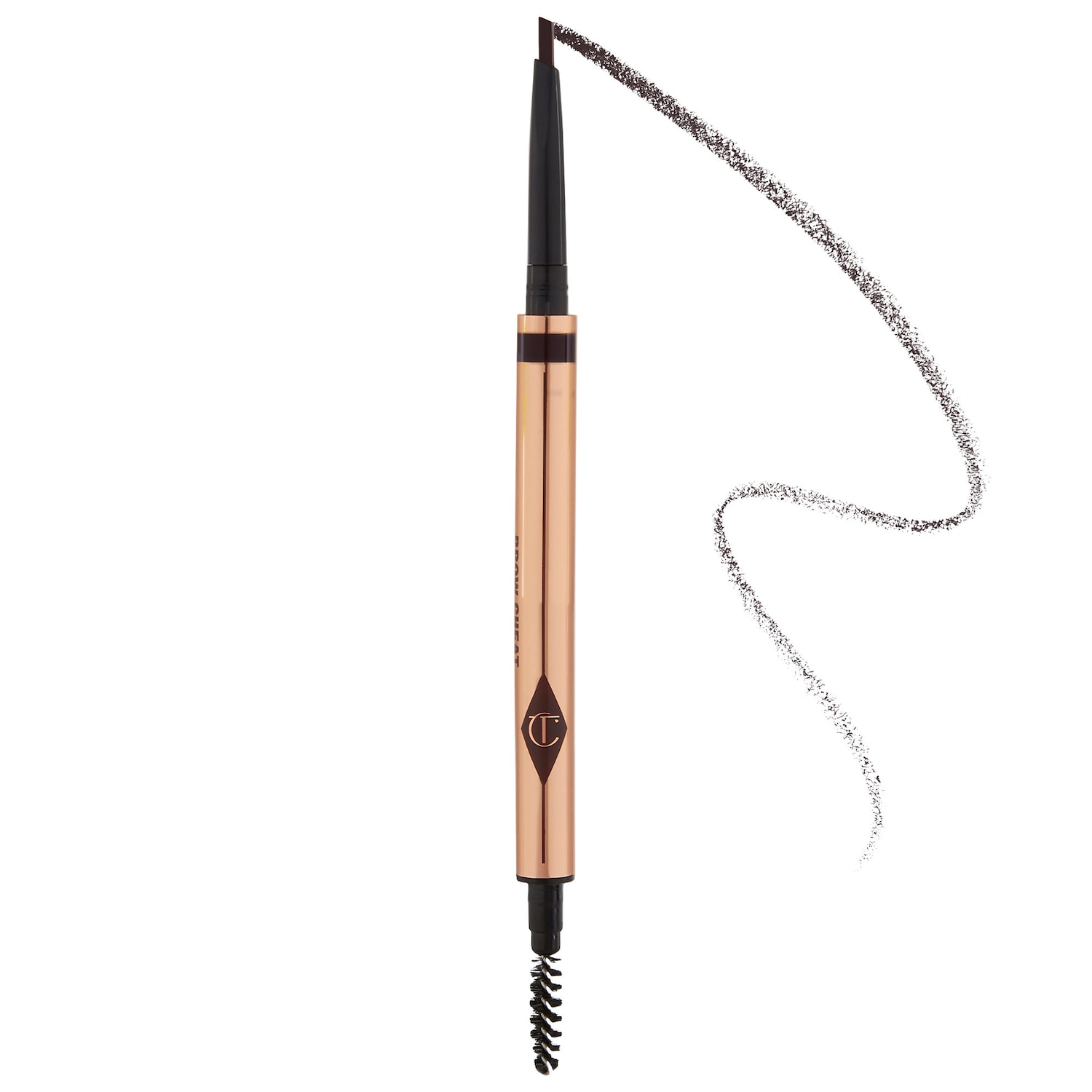 Charlotte Tilbury Brow Cheat Refillable Hair-Like Eyebrow Pencil in Black Brown