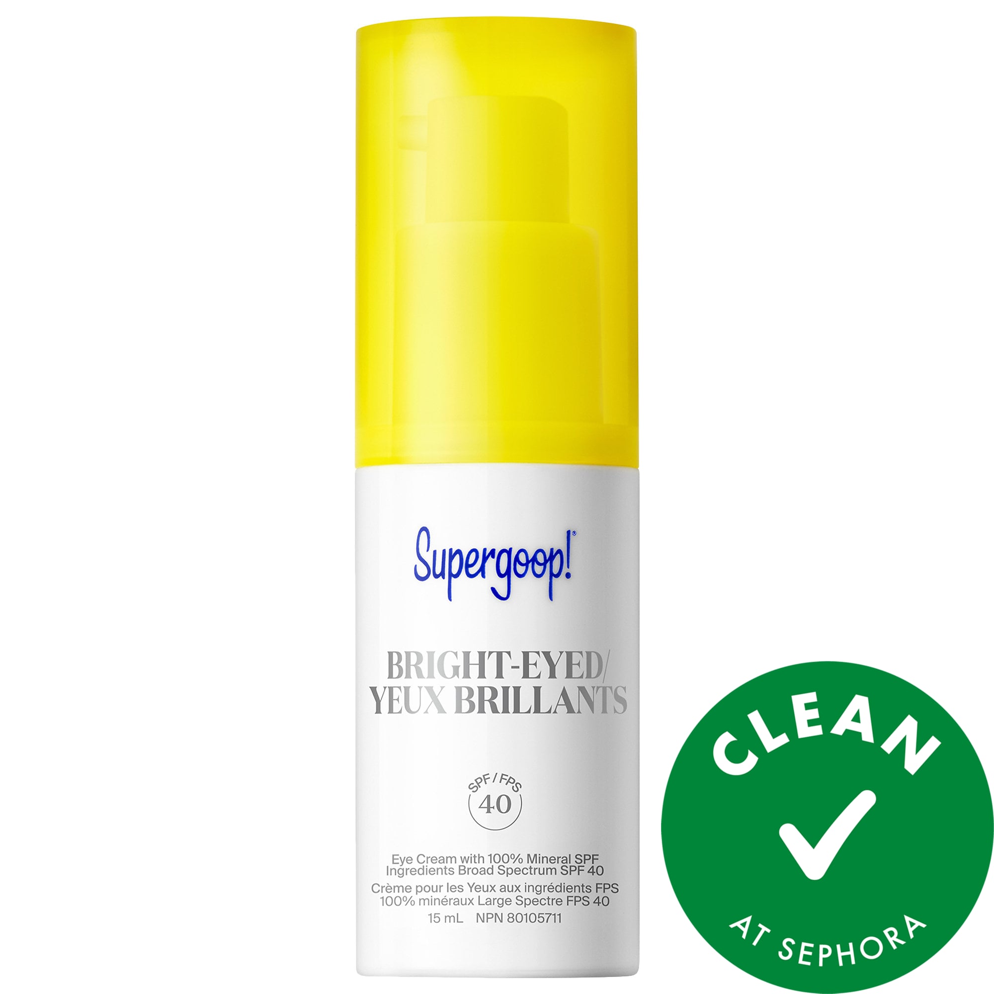 Thumbnail of Supergoop! Bright-Eyed 100% Mineral Eye Cream SPF 40 PA+++ 0.5 oz/ 15 mL
