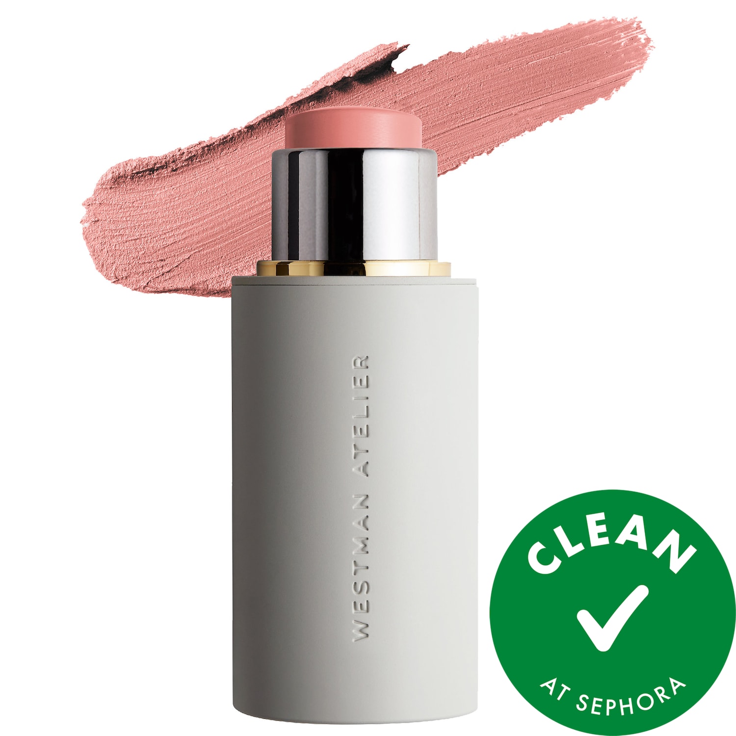 Westman Atelier Baby Cheeks Lip + Cheek Cream Blush Stick in Chouchette