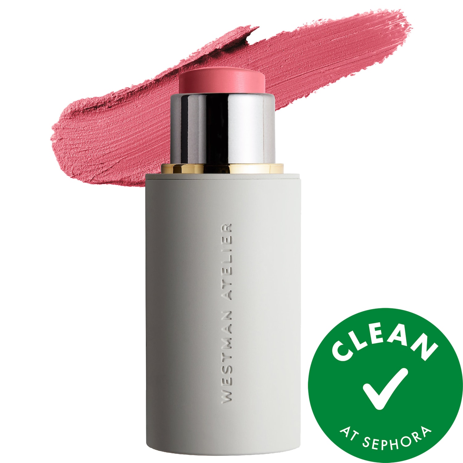 Westman Atelier Baby Cheeks Lip + Cheek Cream Blush Stick in Dou Dou