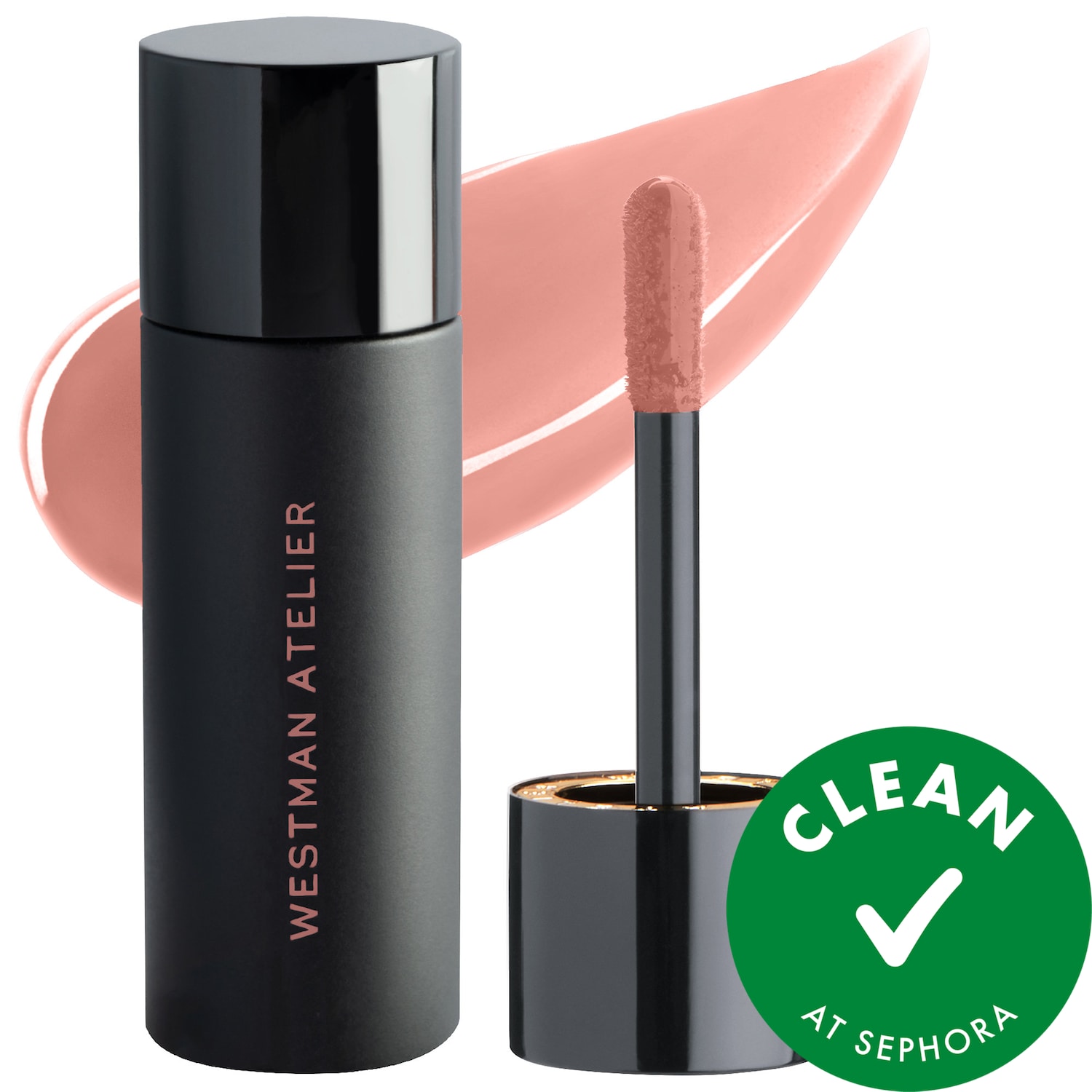 Westman Atelier Squeaky Clean Liquid Lip Hydrating Lip Balm in Nana