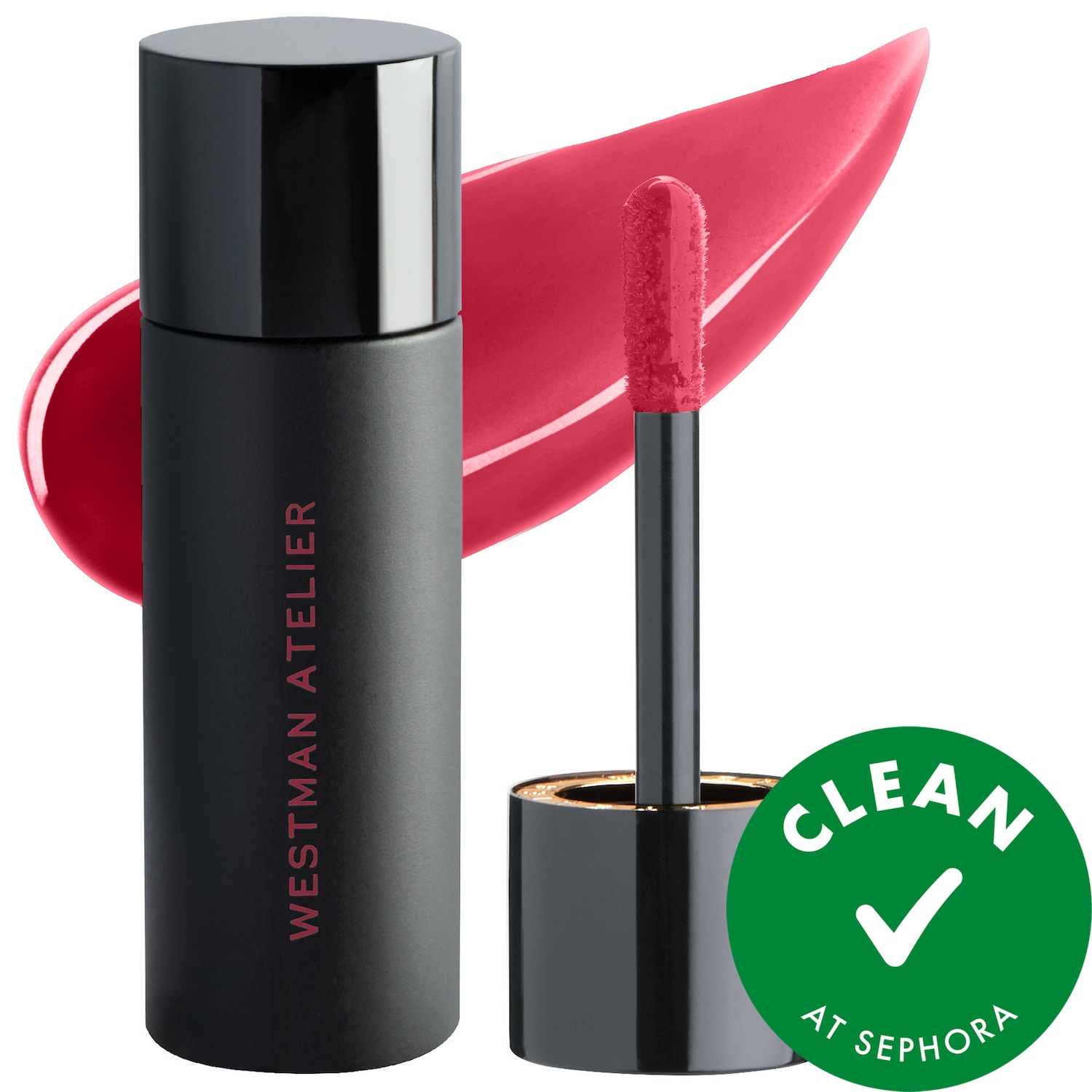 Westman Atelier Squeaky Clean Liquid Lip Hydrating Lip Balm in Ma Puce