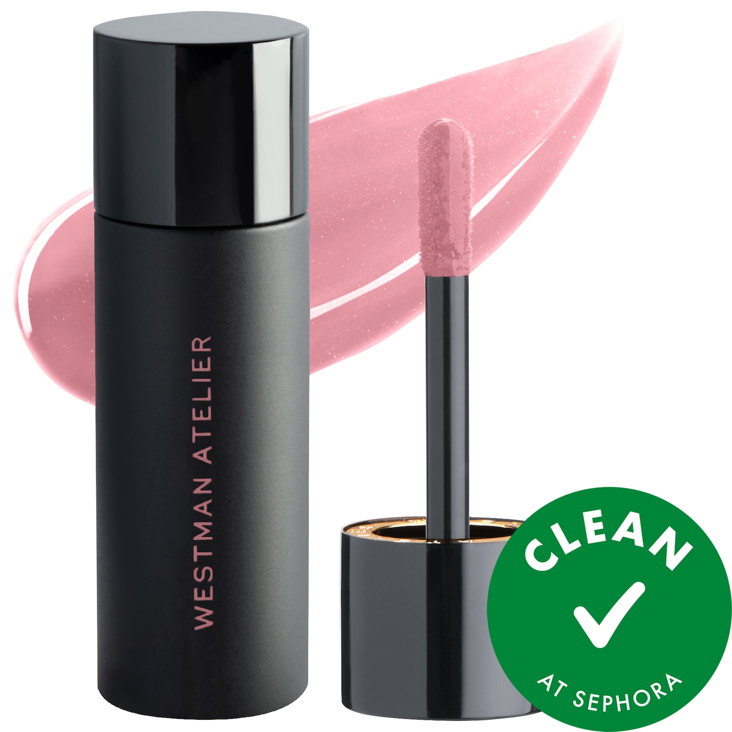 Westman Atelier Squeaky Clean Liquid Lip Hydrating Lip Balm in Chou Chou