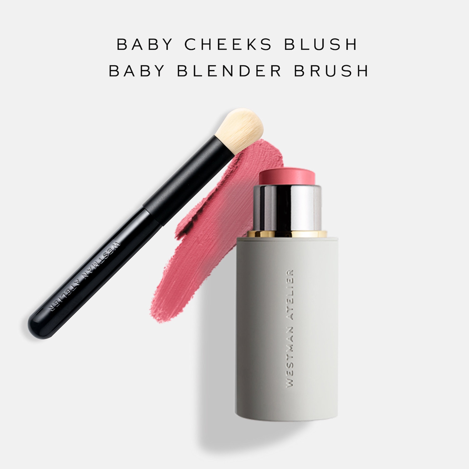 Кисть для румян Westman Atelier Clean Baby Blender — фото 3