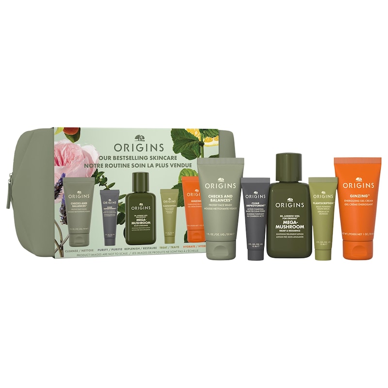 6 Piece Travel Size Cleansing & Moisturizing Best-Sellers Skincare Set