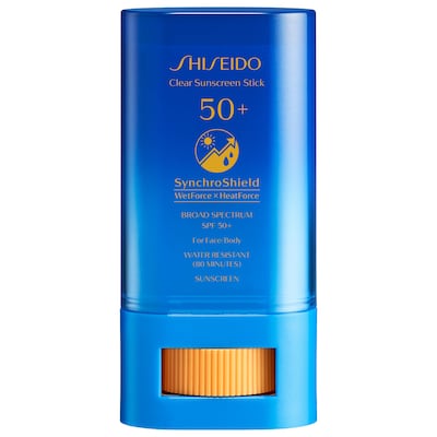 Shiseido - Clear Sunscreen Stick SPF 50+ 0.7 oz/ 20 g 2021 Allure Best of Beauty Award Winner
