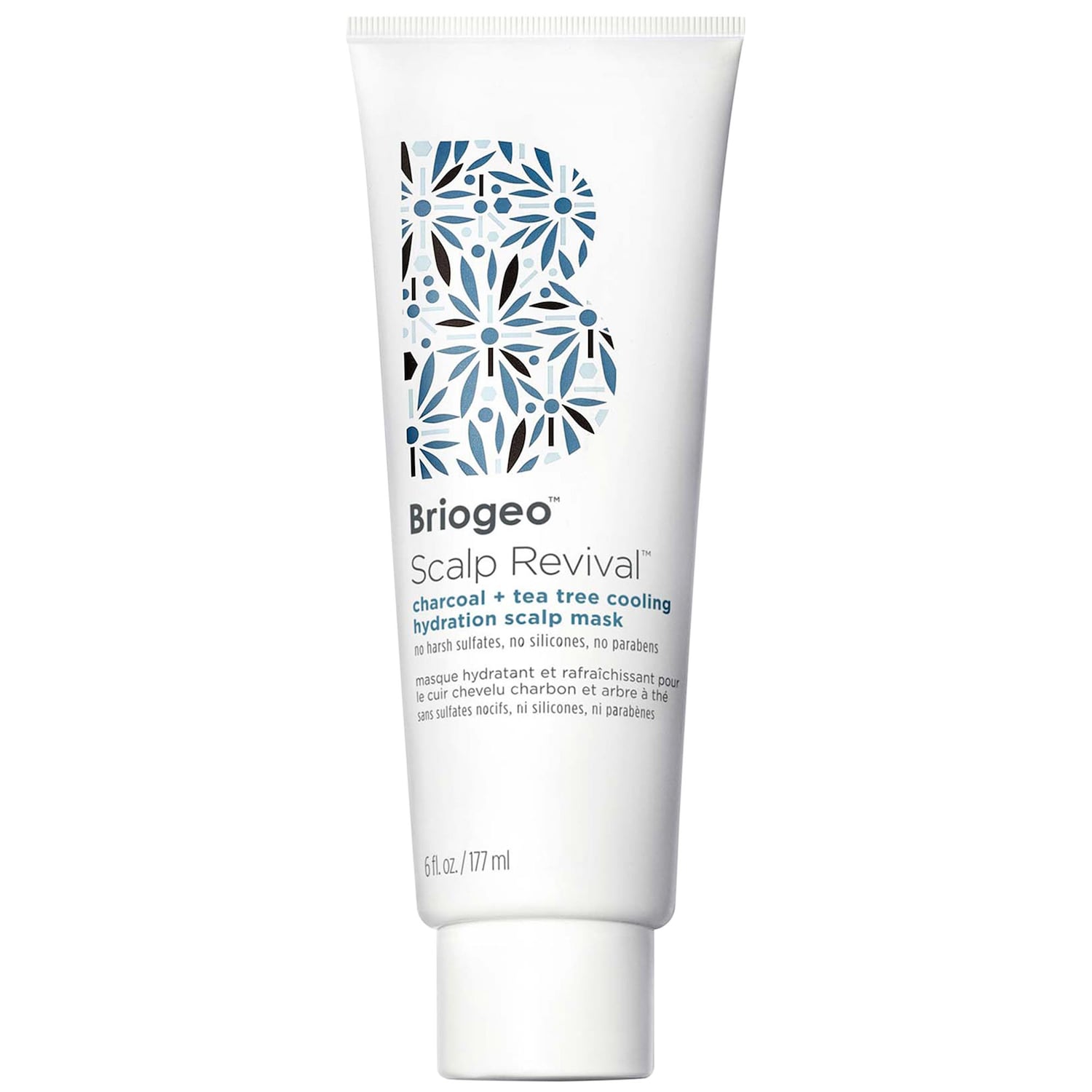Охлаждающая маска с углём и чайным деревом Briogeo Scalp Revival для зудящей кожи головы — фото 1