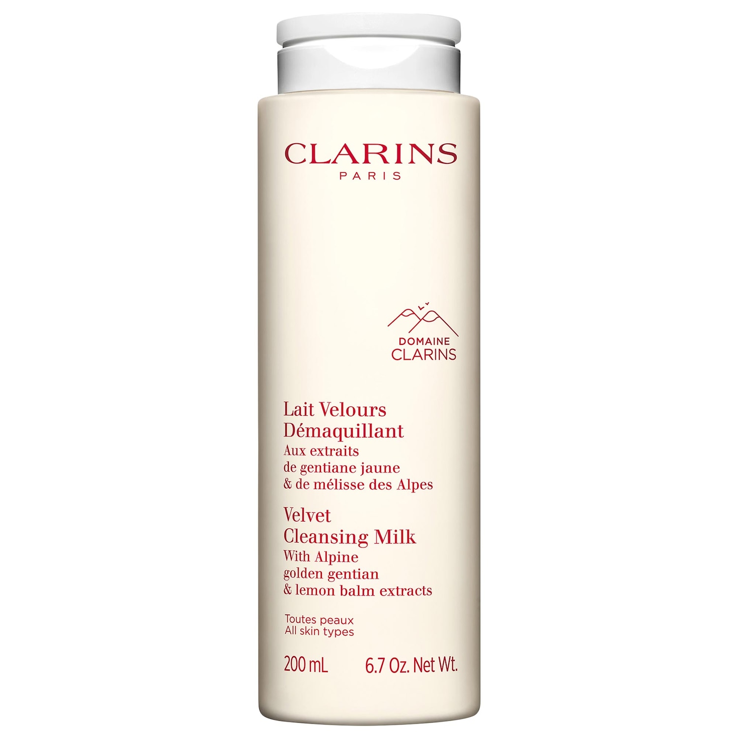 Увлажняющее очищающее молочко Clarins Velvet — фото 1