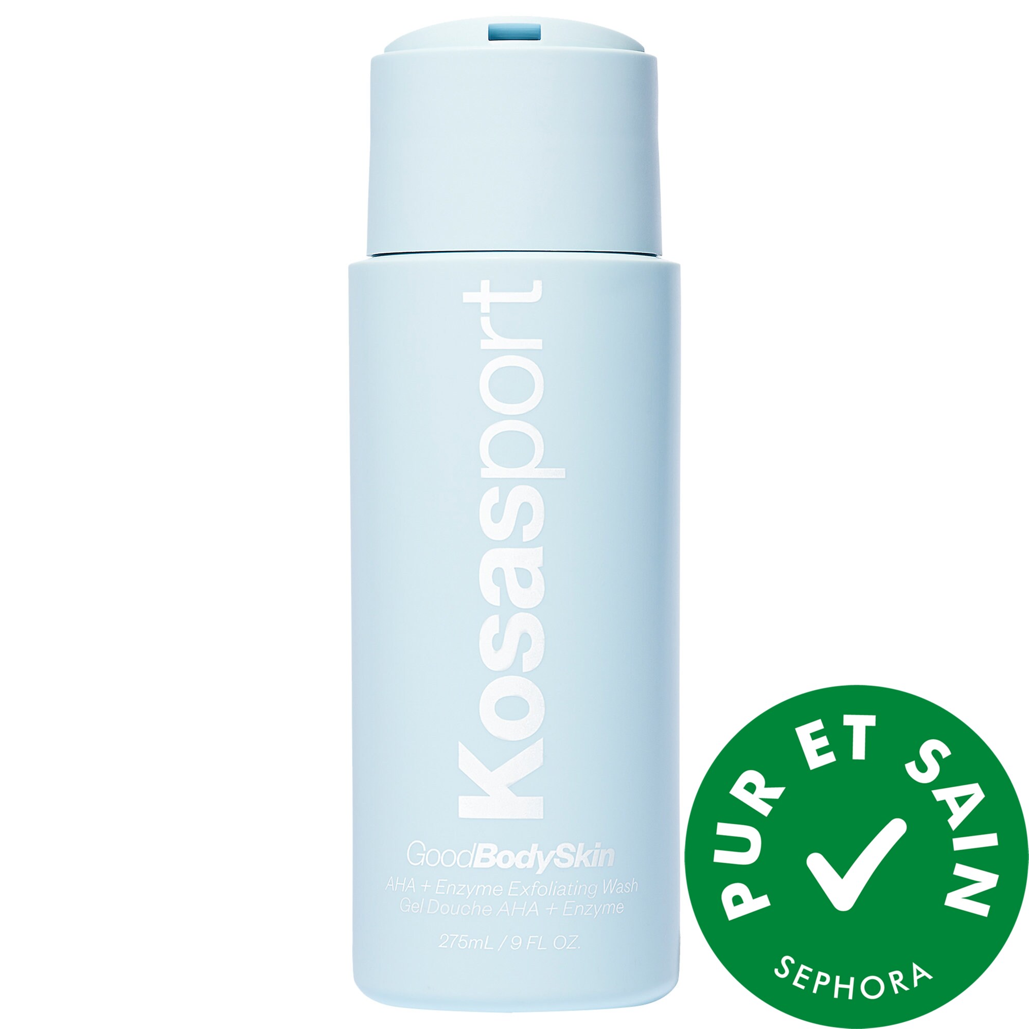 Kosas Nettoyant pour le corps exfoliant aux enzymes + AHA doux pour la peau Beachy Clean 9 oz / 275 ml