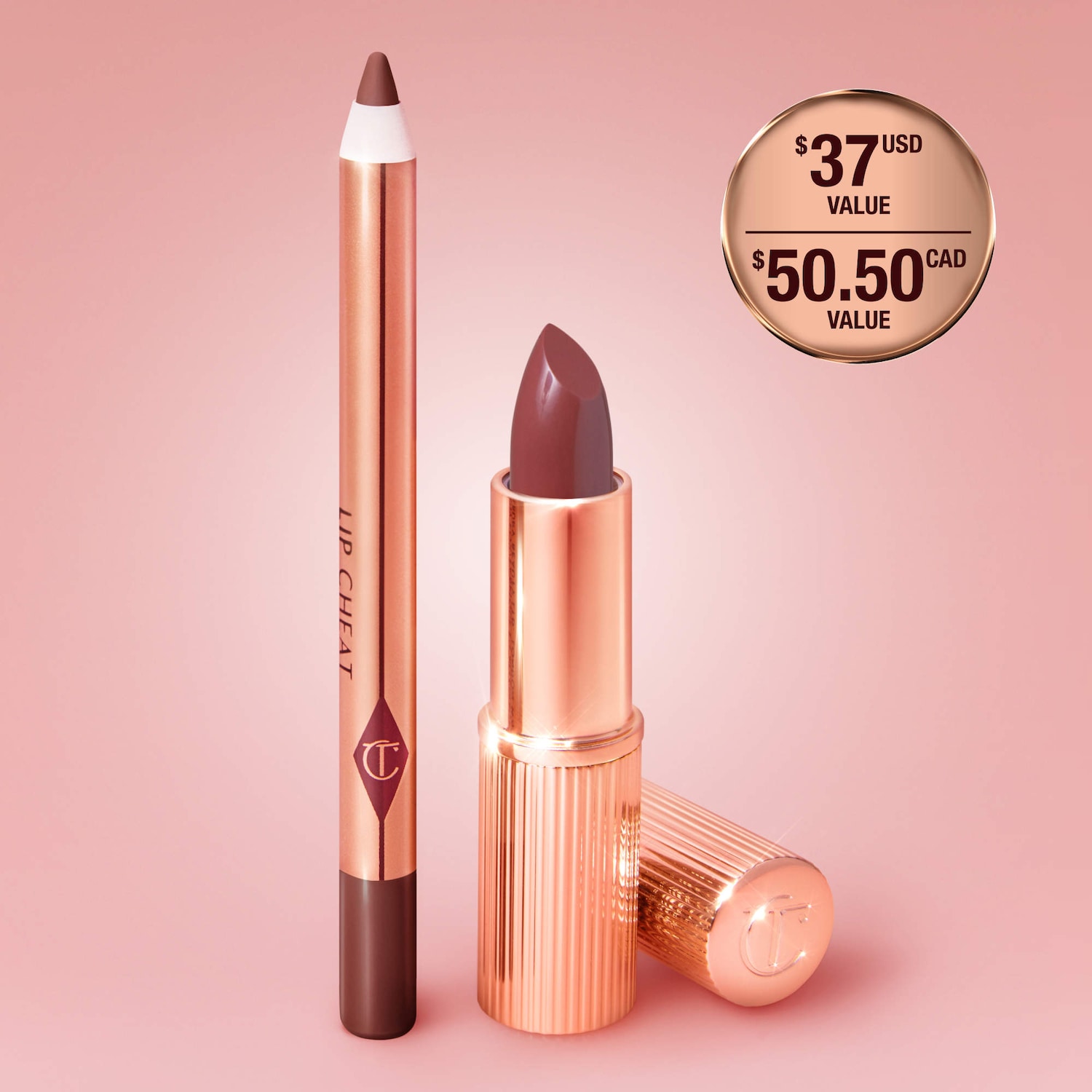 Charlotte Tilbury Pillow Talk Mini Lipstick & Lip Liner Set | Sephora