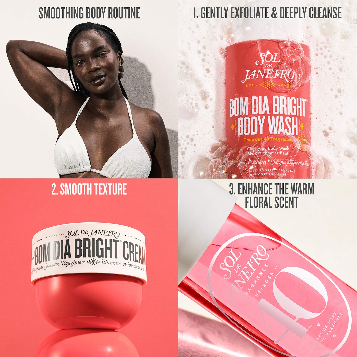 Mini Bom Dia Bright™ Visibly Brightening and Smoothing Body Cream with Vitamin C