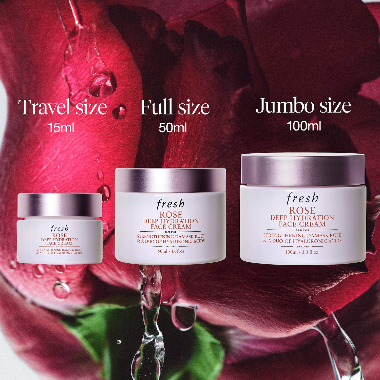 Mini Rose & Hyaluronic Acid Deep Hydration Moisturizer