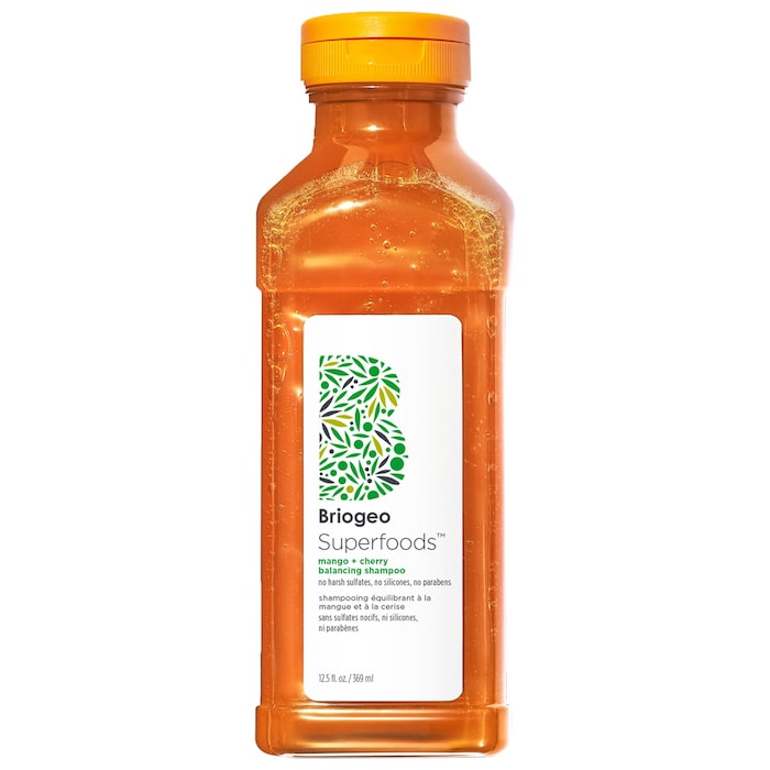 Superfoods Mango + Cherry Oil Control & Balancing Shampoo Briogeo