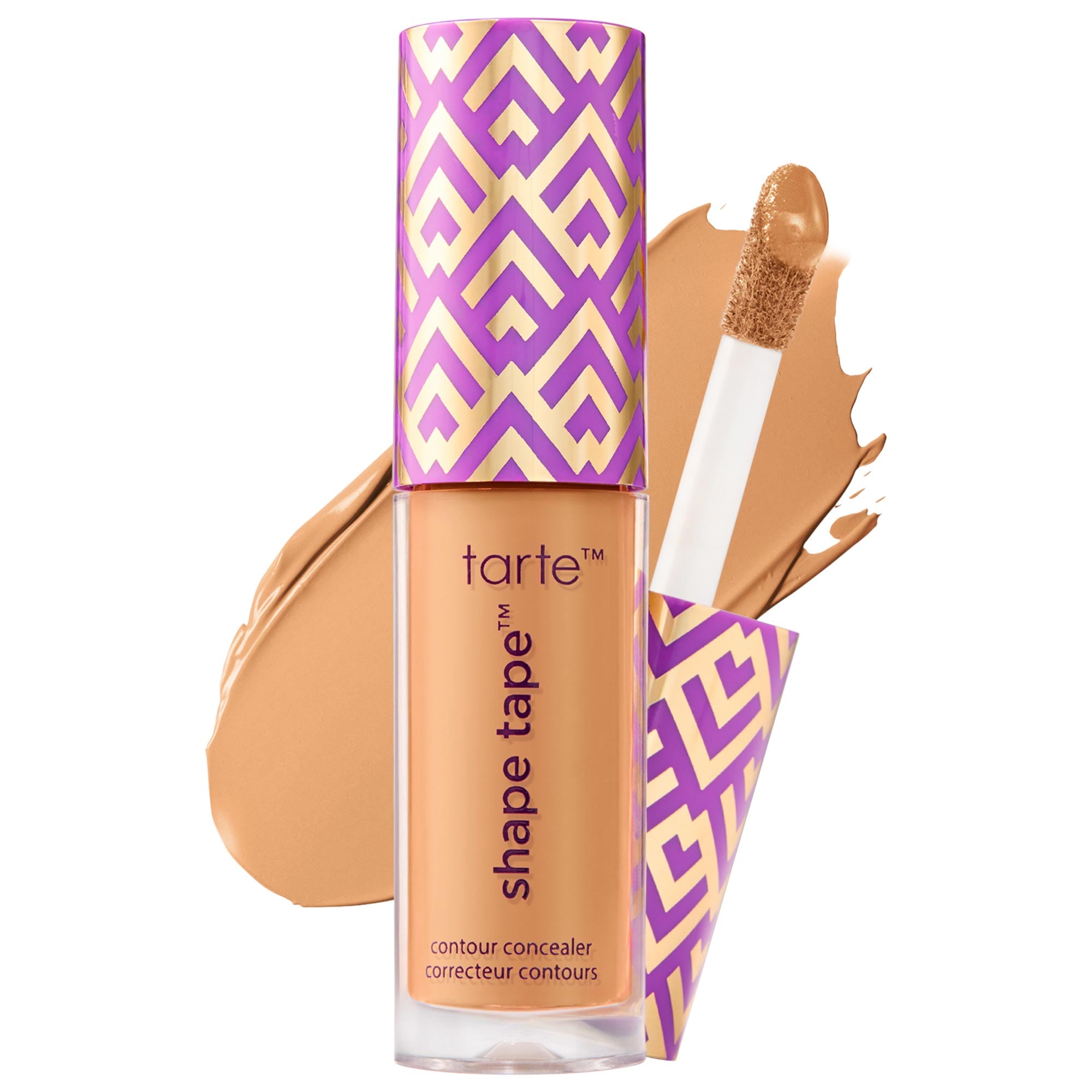 tarte mini shape tape full coverage matte concealer 37G medium-tan golden 0.033 oz/1 mL