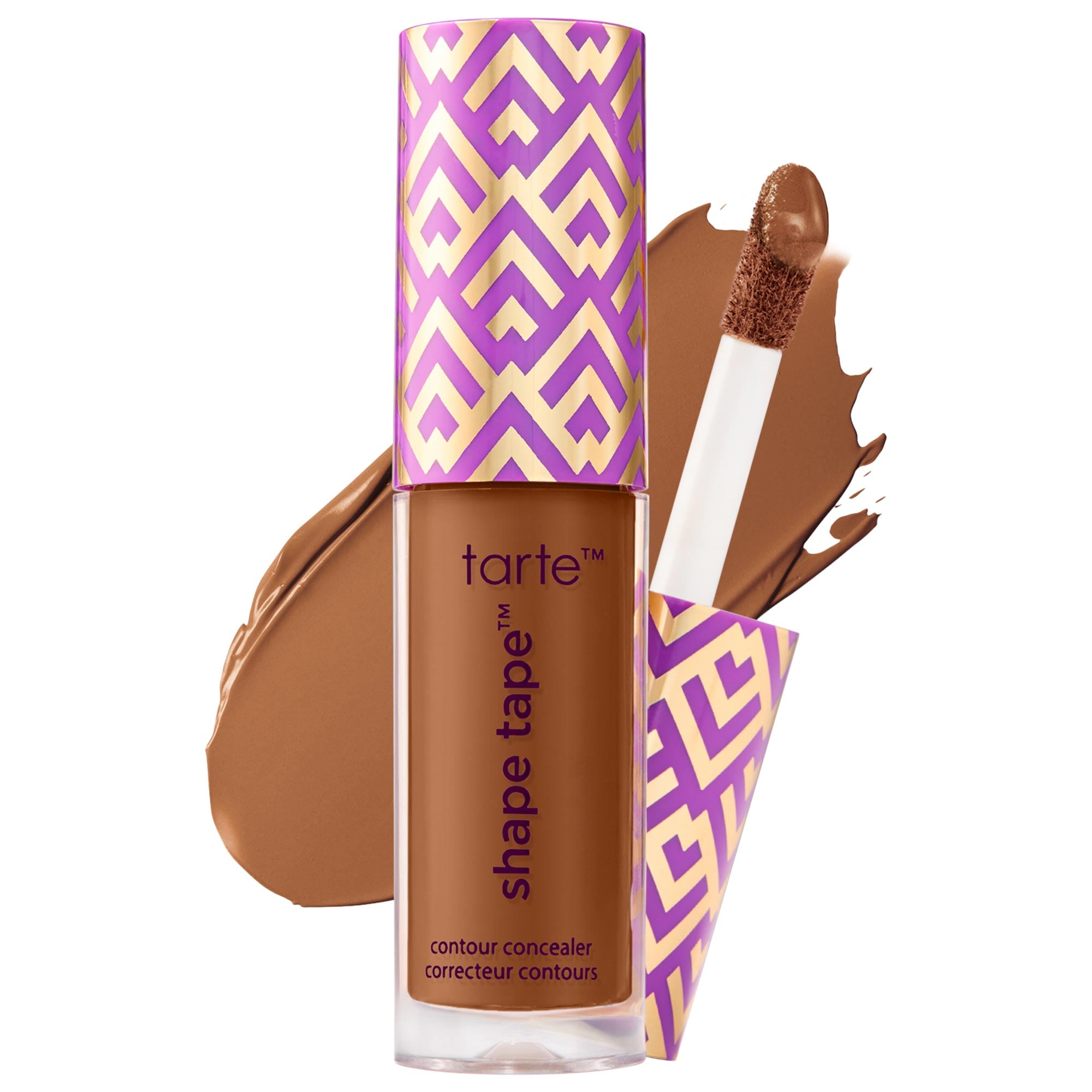 tarte mini shape tape full coverage matte concealer 53S deep sand 0.033 oz/1 mL