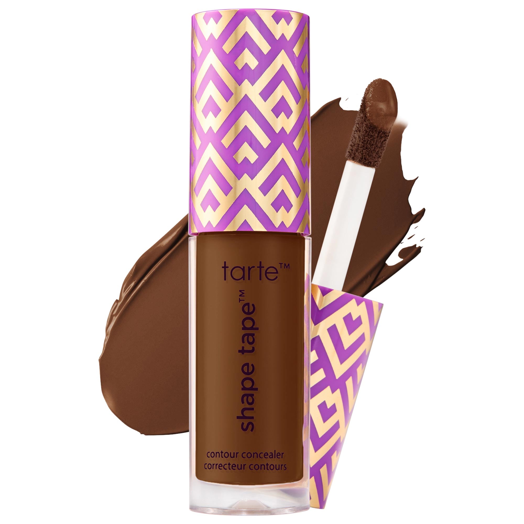 tarte mini shape tape full coverage matte concealer 60N mahogany 0.033 oz/1 mL