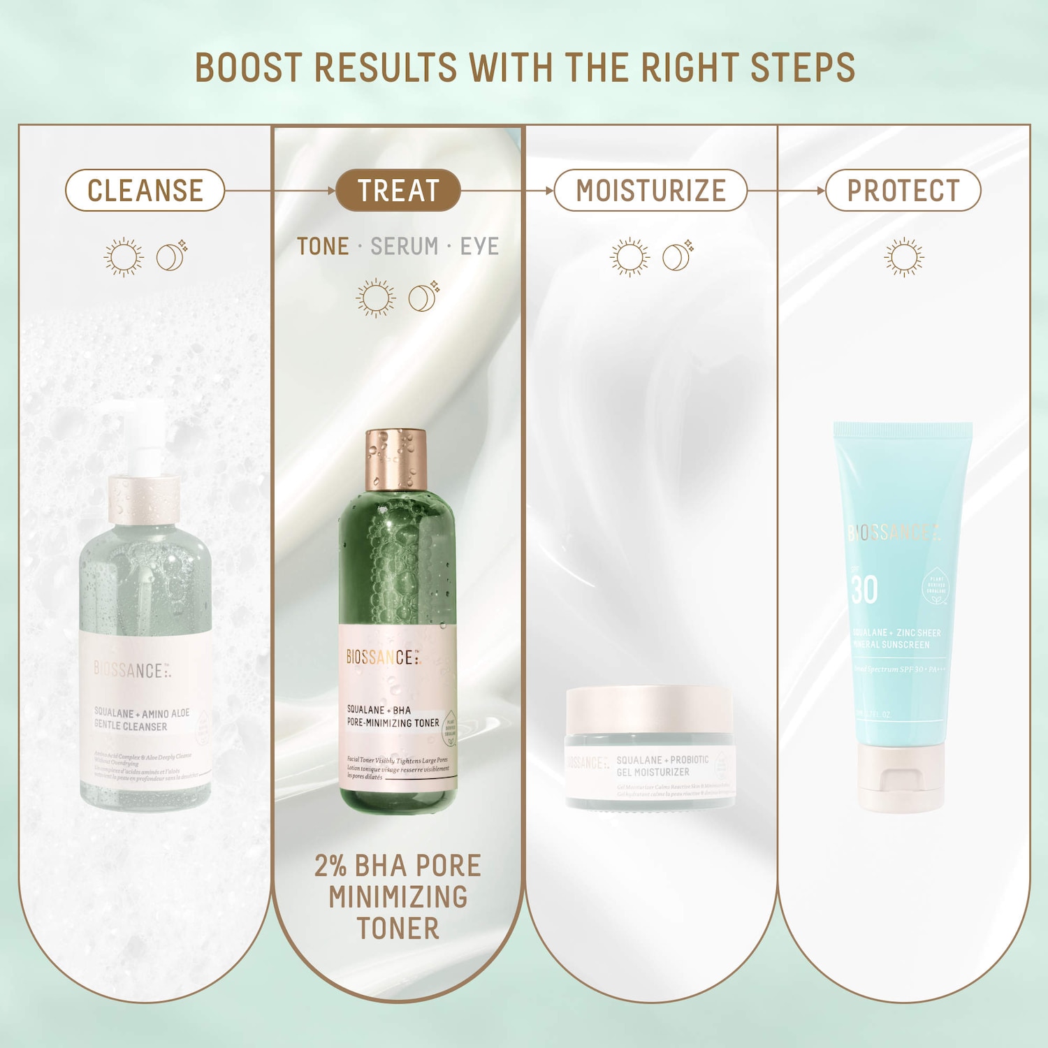 2% BHA Pore Minimizing Toner + Squalane