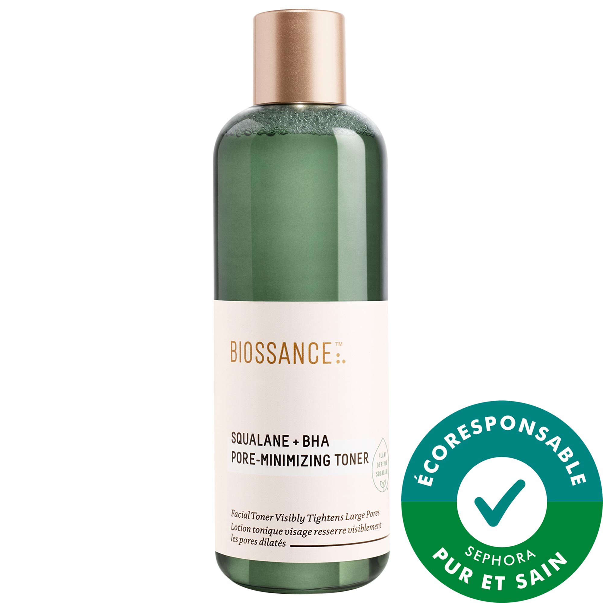 Biossance Lotion tonique réductrice de pores BHA à 2 %+ squalane 4.0 oz/ 120 mL