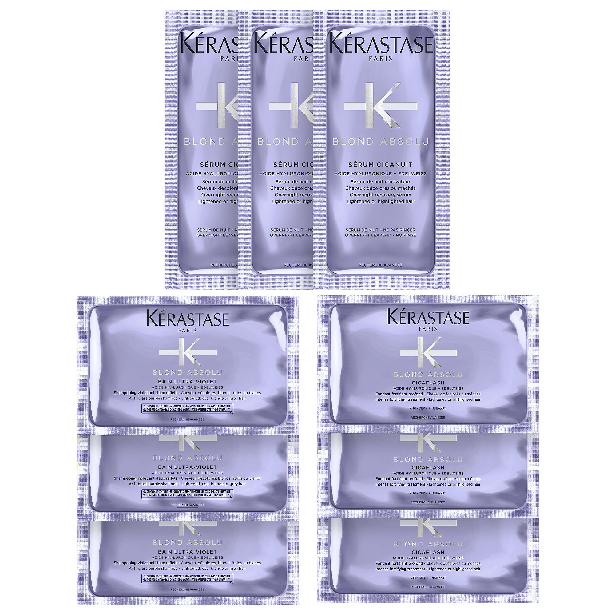 Kérastase Blond Absolu セット Blond Absolu Hair Care Set for Platinum Blonde Hair | Kérastase