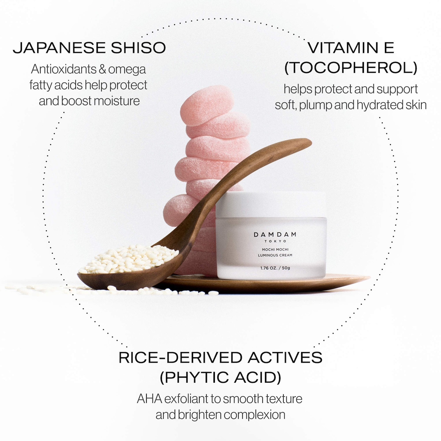 Mochi Mochi Luminous Plumping Moisturizer - DAMDAM | Sephora
