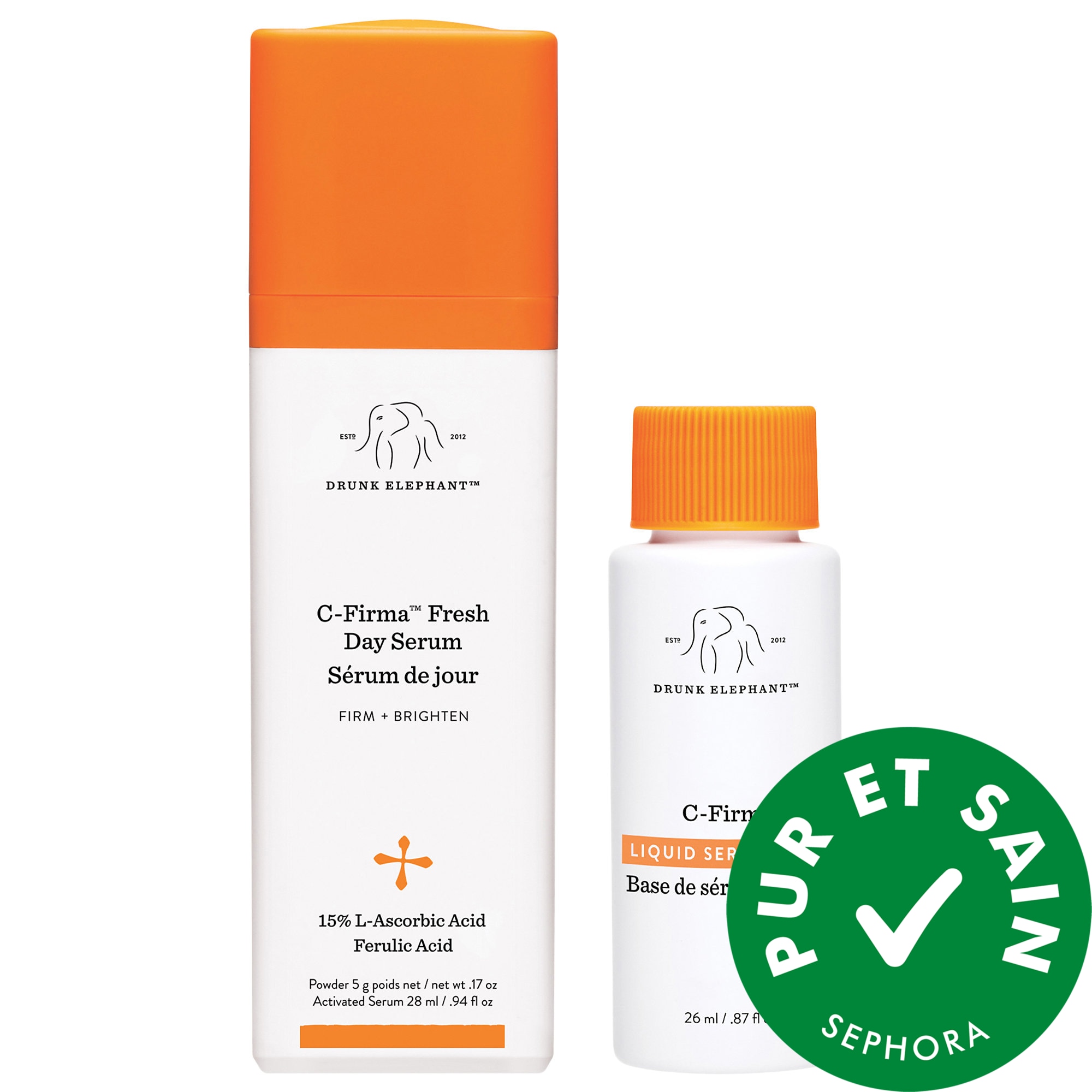 Drunk Elephant Sérum de jour à la vitamine C C-Firma .94 oz/28 ml