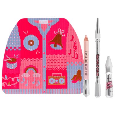 Benefit Cosmetics - Jingle Brows Brow Gel, Pencil & Highlighter Value Set Set 2: Gimme Brow+ Shade 3, Precisely My Brow Pencil Shade 3, High Brow in Light