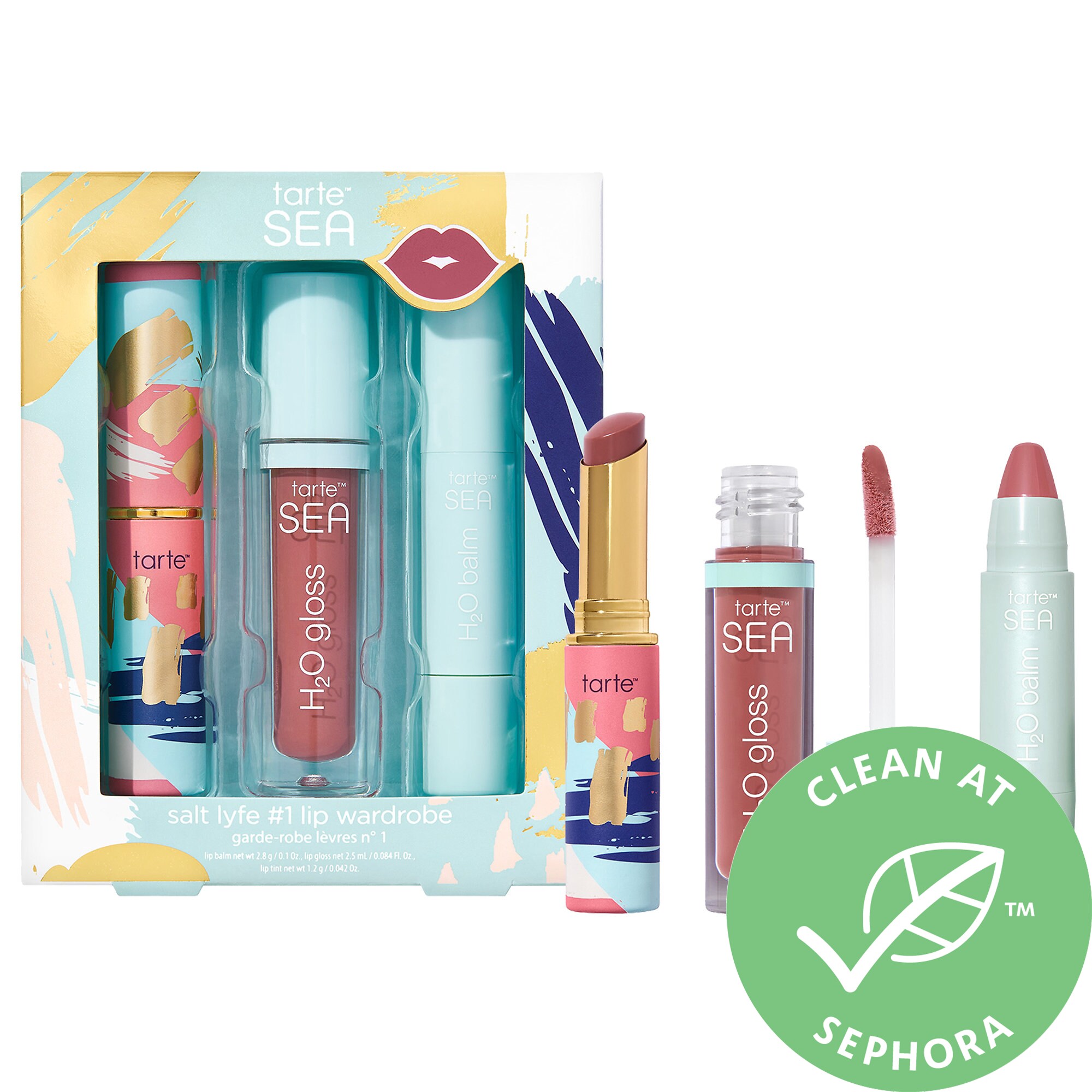 Tarte Sea Salt Lyfe Mini Lip Balm And Gloss Set ModeSens