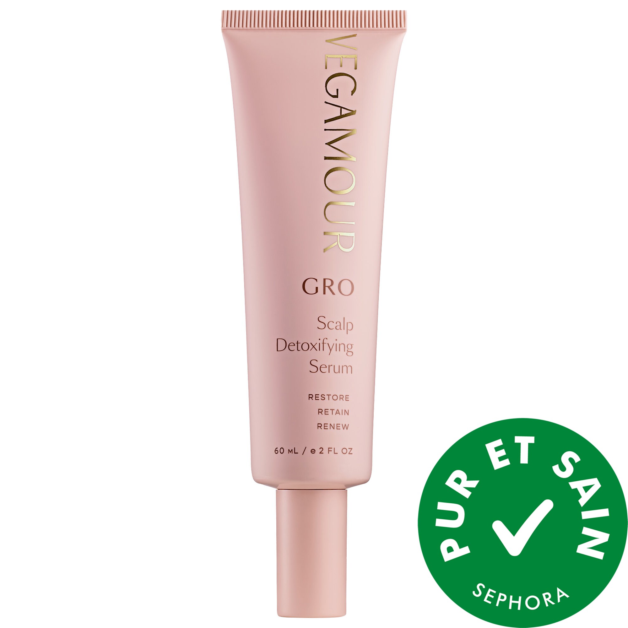 Vegamour Soin purifiant pour les cuirs chevelus secs, squameux et huileux GRO 3 fl oz/60 ml