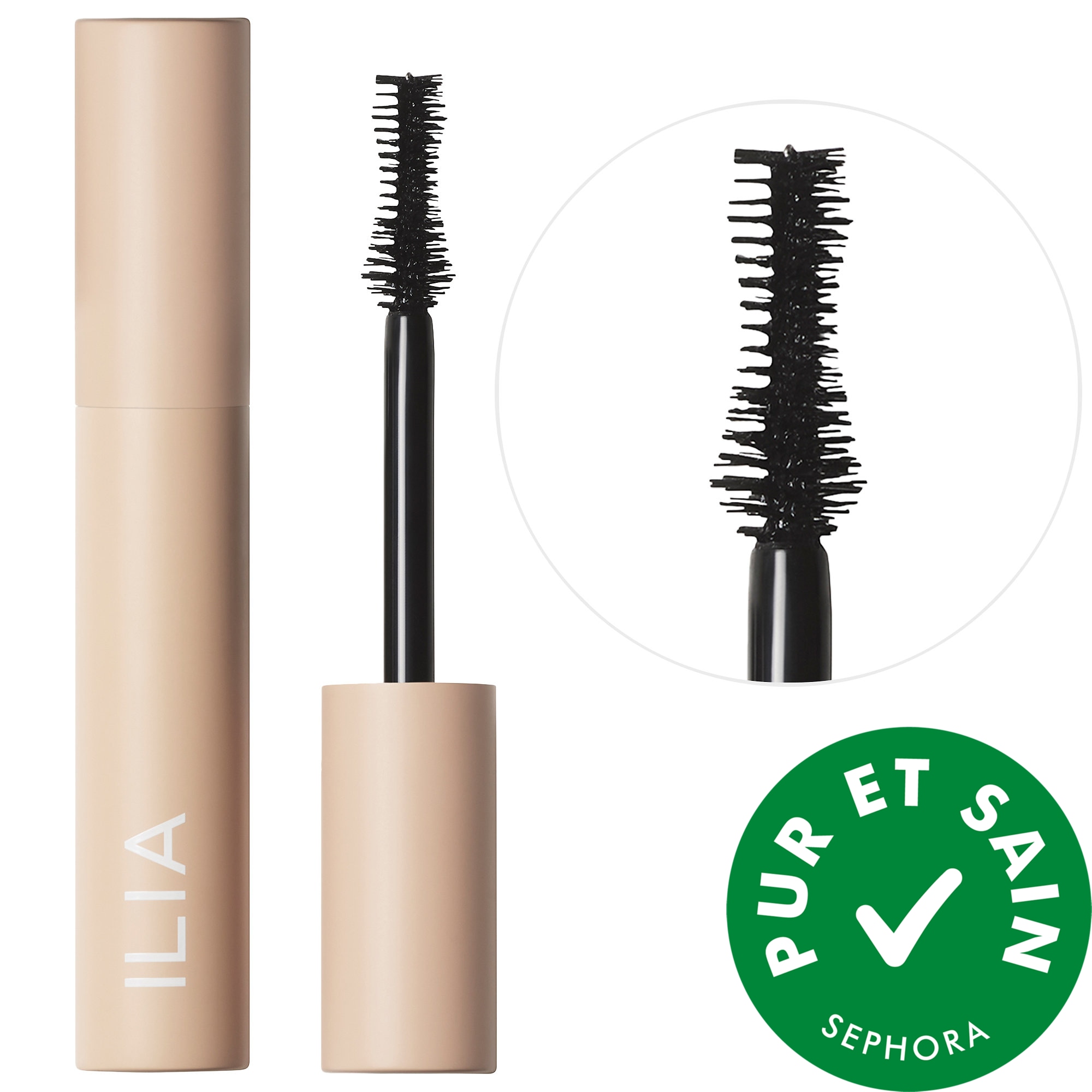 ILIA Mascara volumisant Fullest noir classique 0.32 fl oz / 9.5 ml