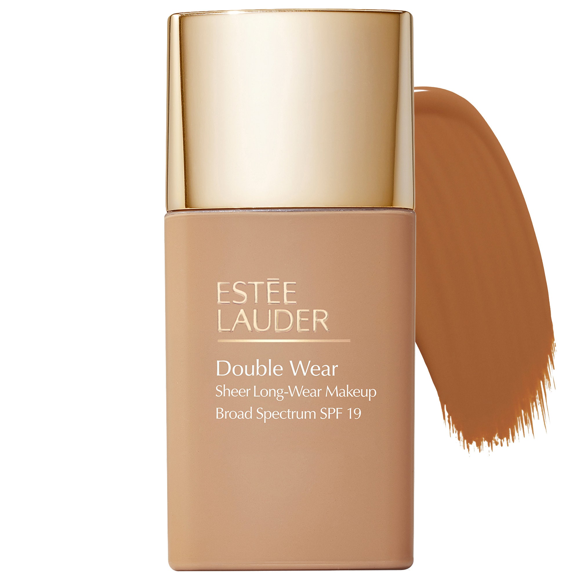 Estée Lauder Double Wear Sheer Long-wear Makeup Spf 19 4n2 Spiced Sand 1 oz/ 30 ml