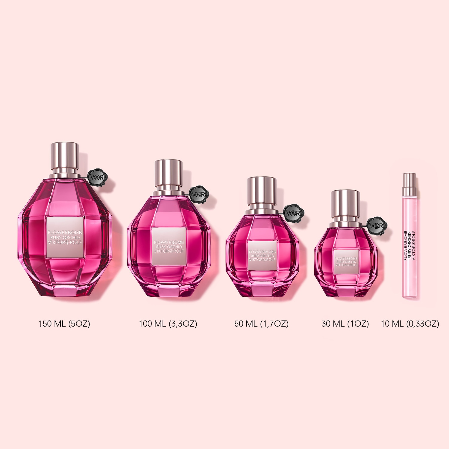 Eau de parfum Flowerbomb Ruby Orchid avec vanille et pêche