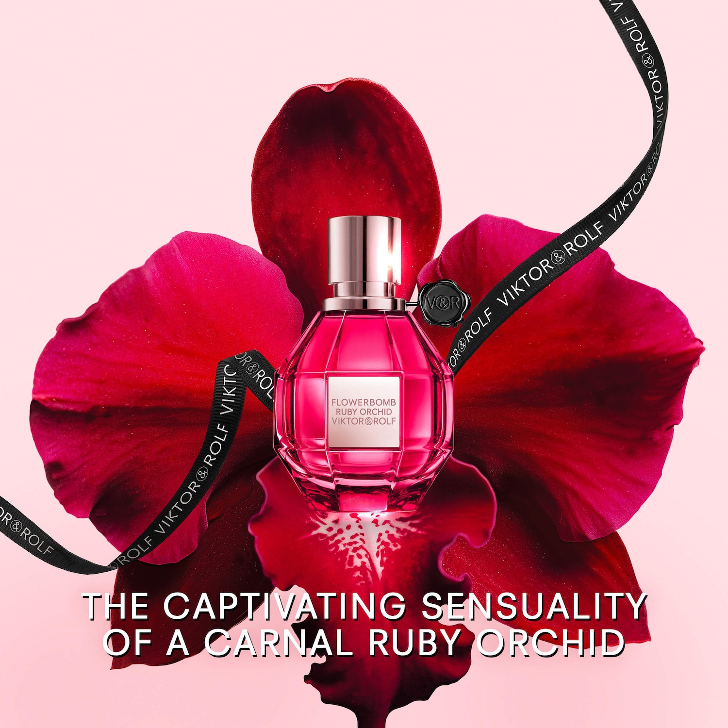 Eau de parfum Flowerbomb Ruby Orchid avec vanille et pêche
