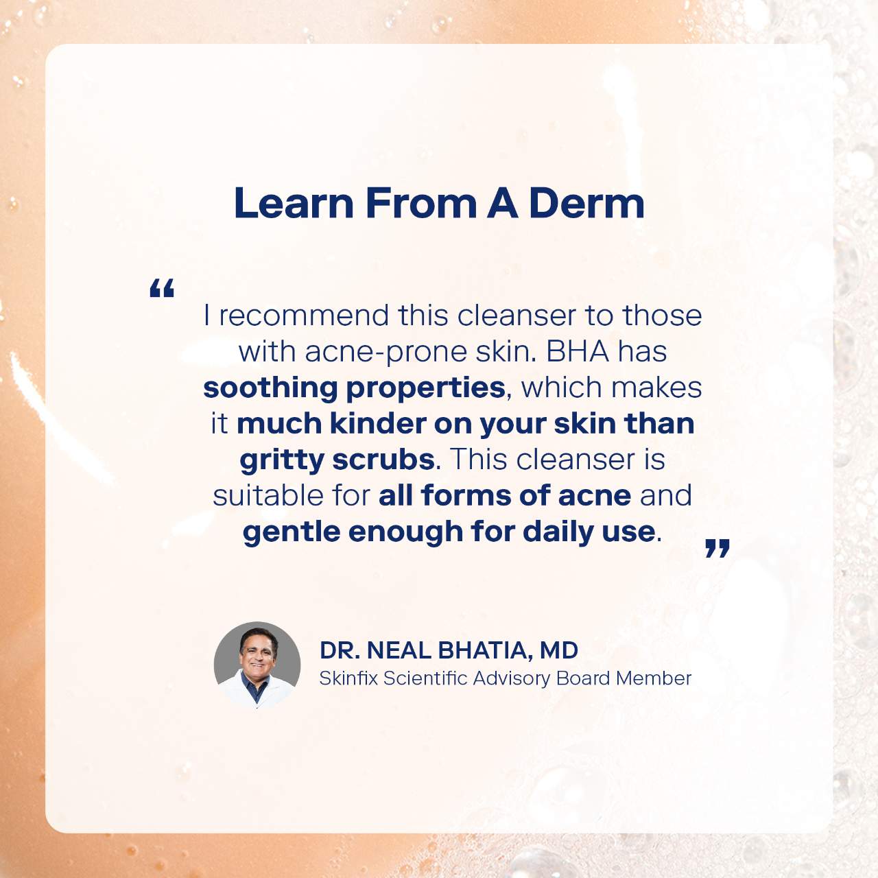 Очищающее средство Skinfix Acne+ с 2% BHA, азелаиновой кислотой, ниацинамидом и AHA — фото 8