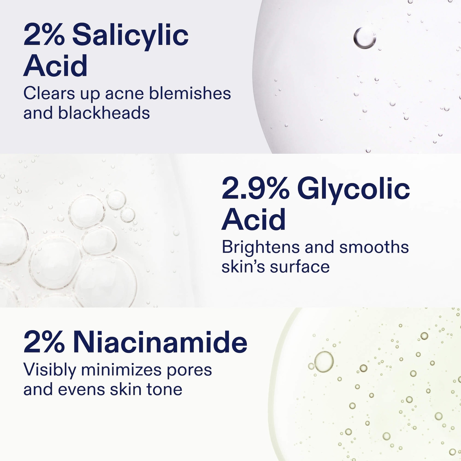Acne+ 2% BHA + Azelaic Acid + Niacinamide + AHA Cleanser - Skinfix