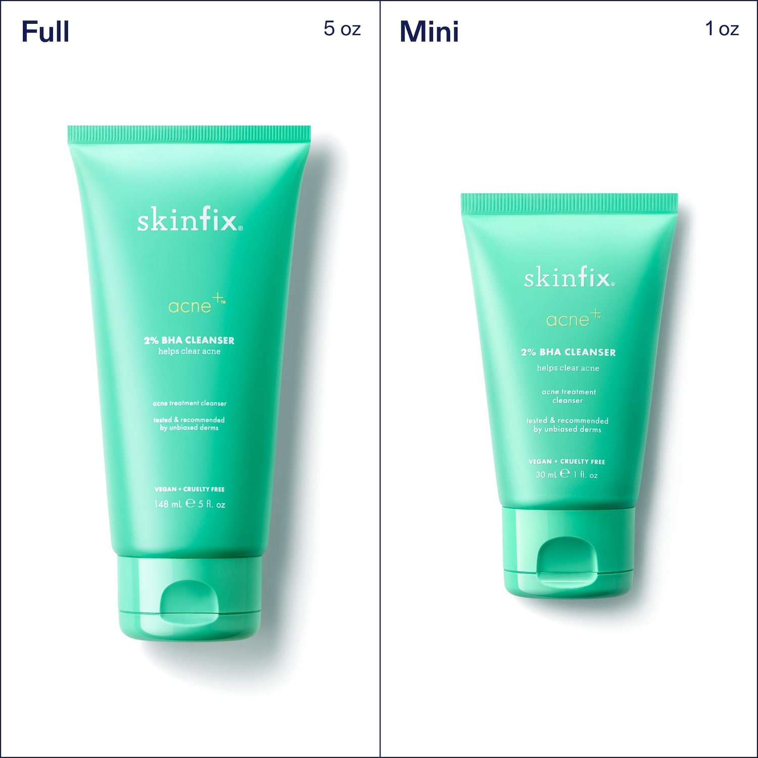 Acne+ 2% BHA + Azelaic Acid + Niacinamide + AHA Cleanser - Skinfix