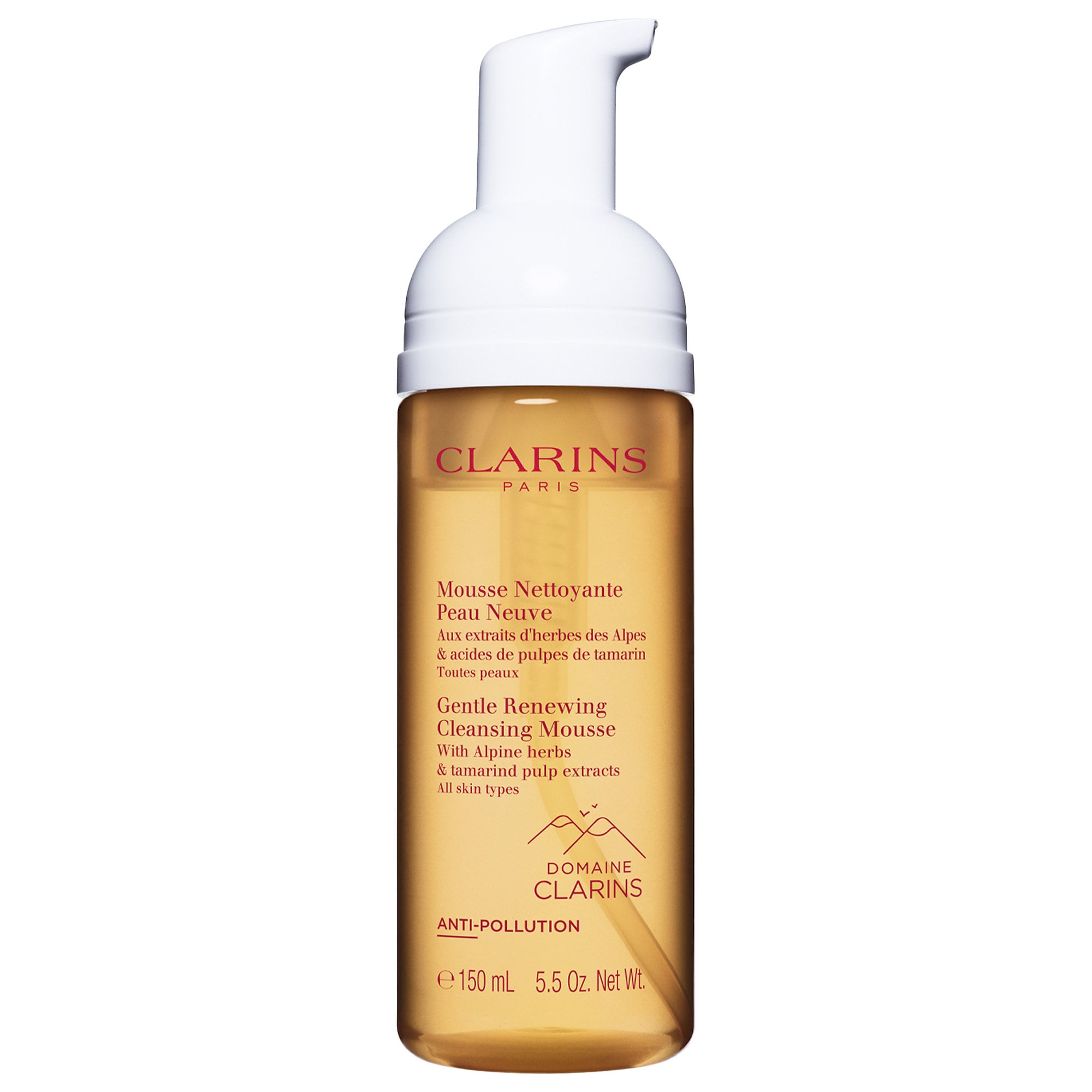 Clarins Gentle Renewing Cleansing Mousse 5.5 oz/ 150 mL