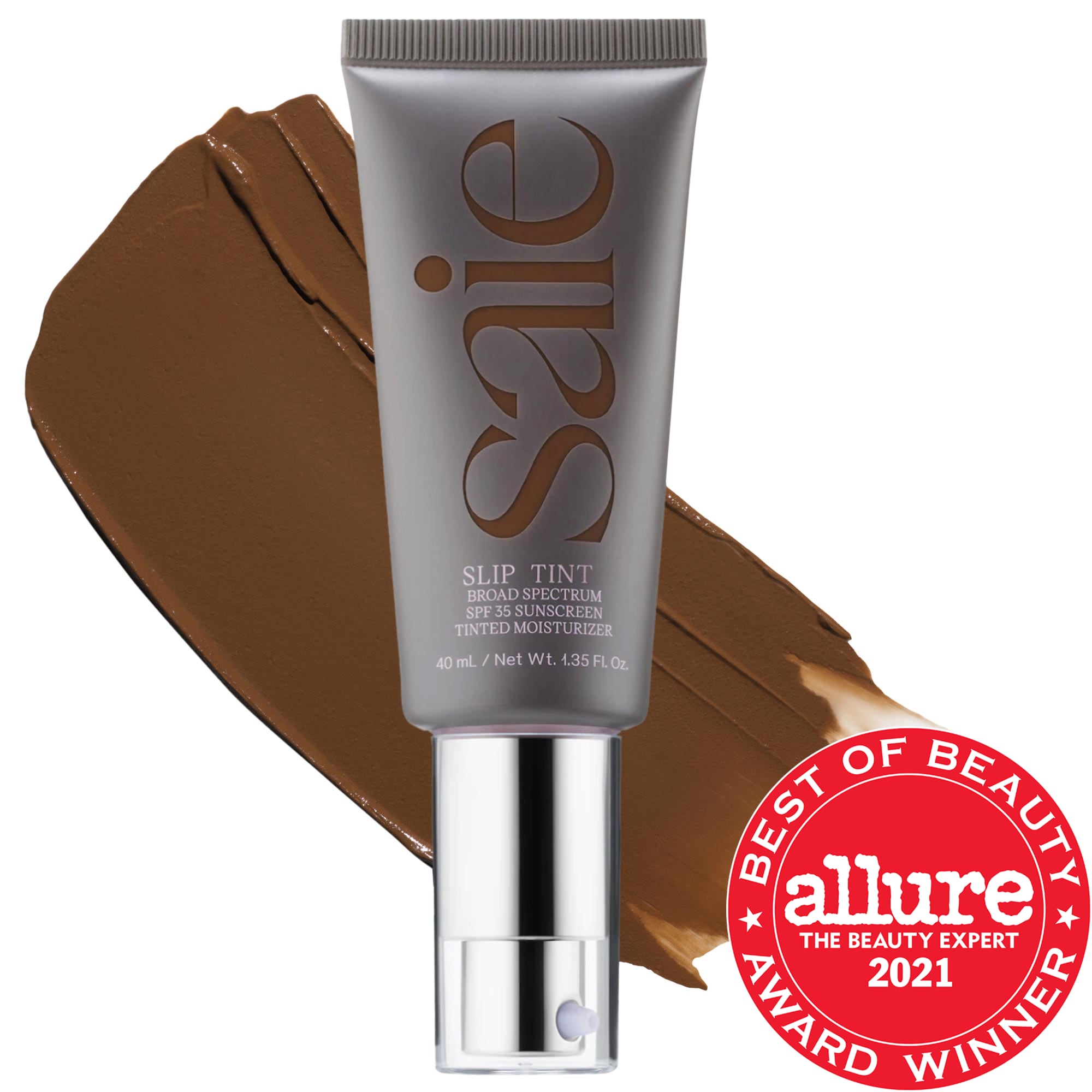 Thumbnail of Saie Slip Tint – Lightweight Tinted Moisturizer with Mineral Zinc SPF 35 and Hyaluronic Acid Ten