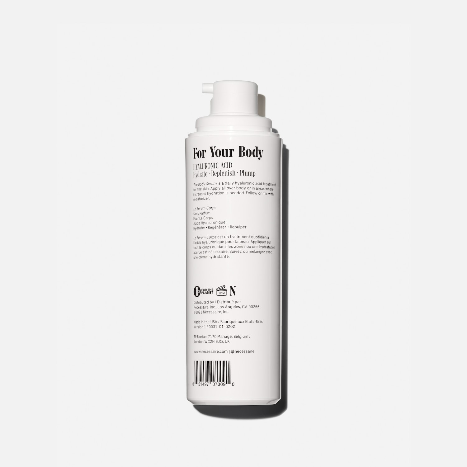 Сыворотка для тела с гиалуроновой кислотой и ниацинамидом Nécessaire The Body Serum — фото 2
