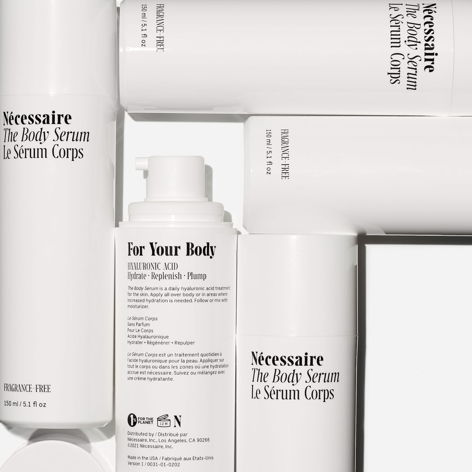 Сыворотка для тела с гиалуроновой кислотой и ниацинамидом Nécessaire The Body Serum — фото 3