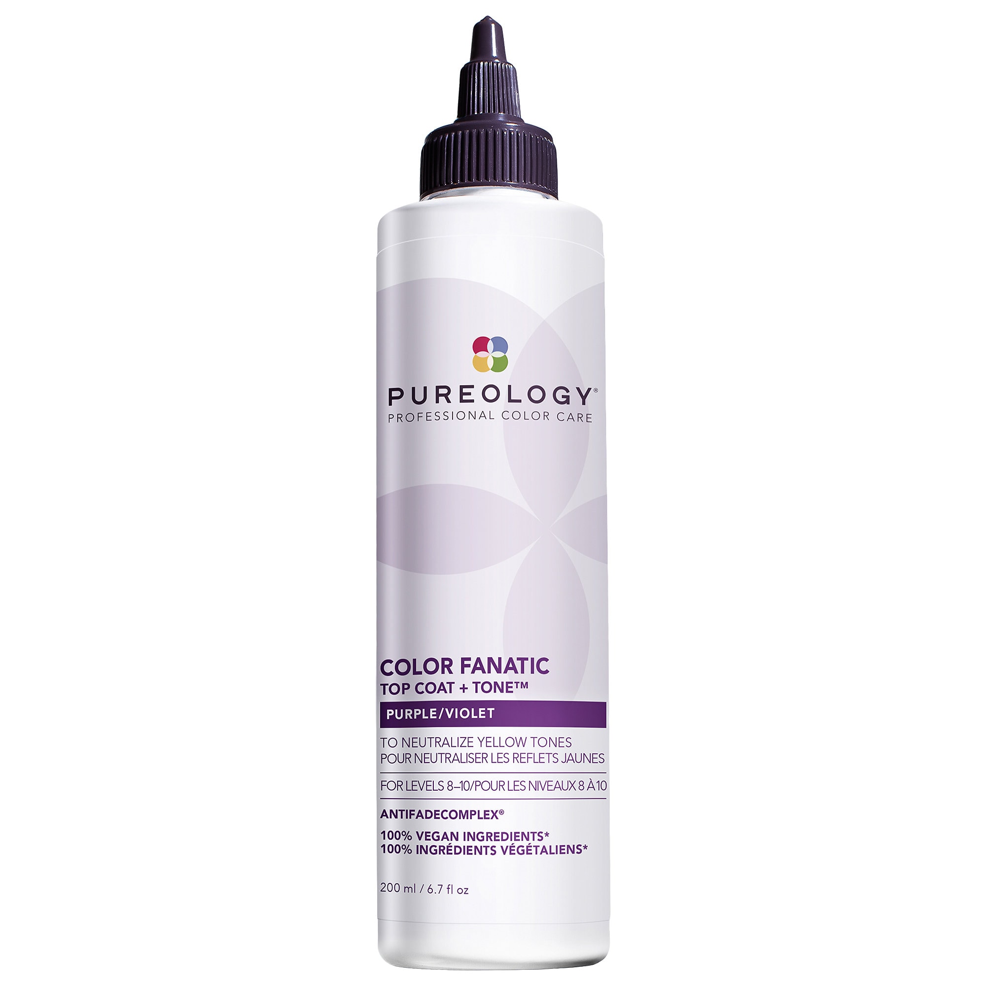 Pureology Color Fanatic Top Coat + Tone Hair Gloss Purple/Violet 6.7 oz / 200 mL