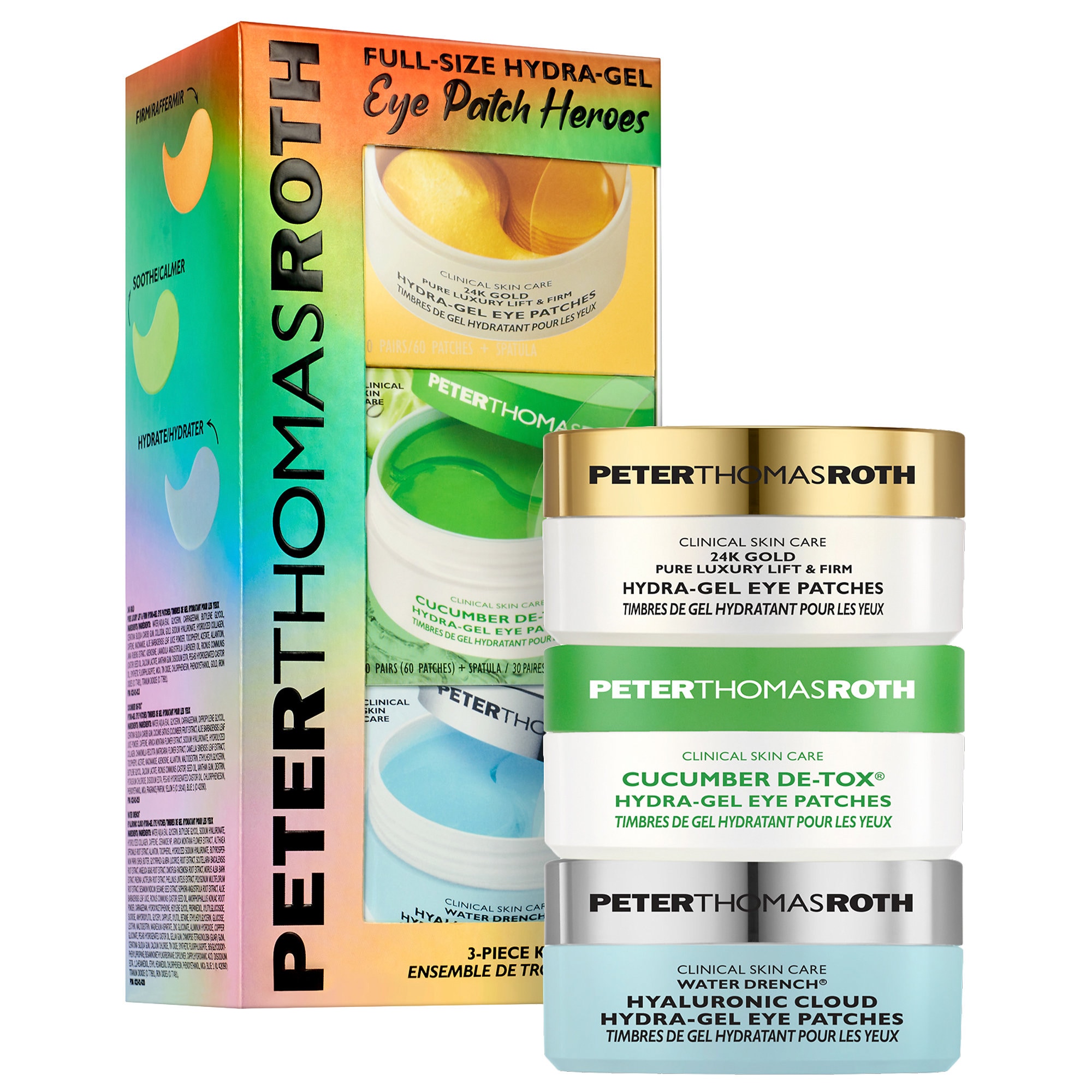 Peter Thomas Roth Fullsize Hydragel Eye Patch Heroes 3piece Kit