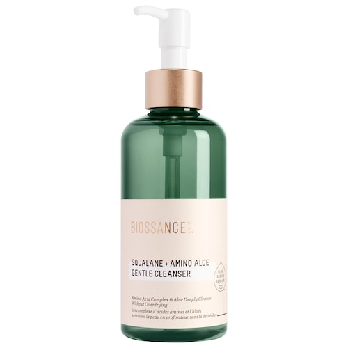 Мягкий очищающее средство для сужения пор Biossance Amino Aloe со скваланом